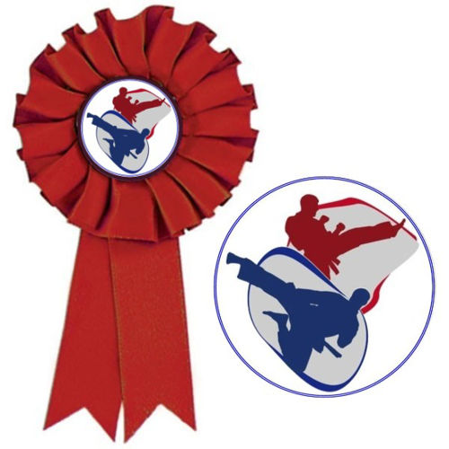 Immagine di COCCARDA ARTI MARZIALI - Art. 7473-R