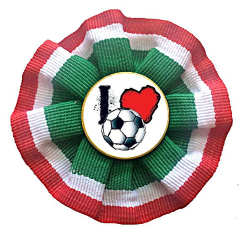 Immagine di ROSETTA TRICOLORE CALCIO - Art. 7424