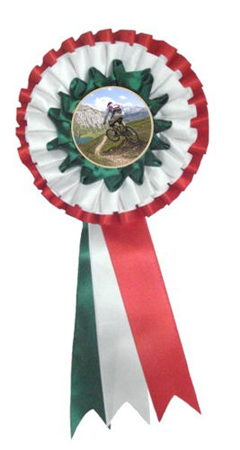 Immagine di COCCARDA MOUNTAIN BIKE - Art. RO 7415-GWR