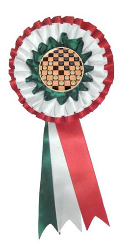 Immagine di COCCARDA DAMA - Art. RO 7415-GWR