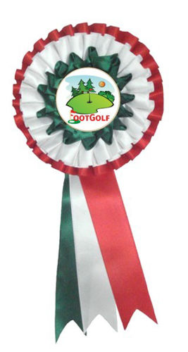 Immagine di COCCARDA FOOTGOLF - Art. RO 7415-GWR