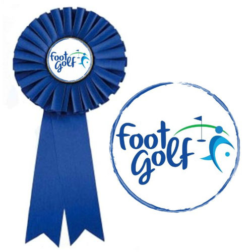 Immagine di COCCARDA BLU FOOTGOLF - Art. RO 7259-B