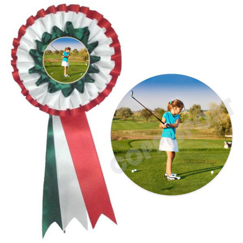 Immagine di COCCARDA MINIGOLF - Art. RO 7415-GWR