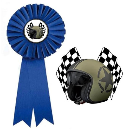 Immagine di COCCARDA BLU MOTORI - Art. RO 7259-B