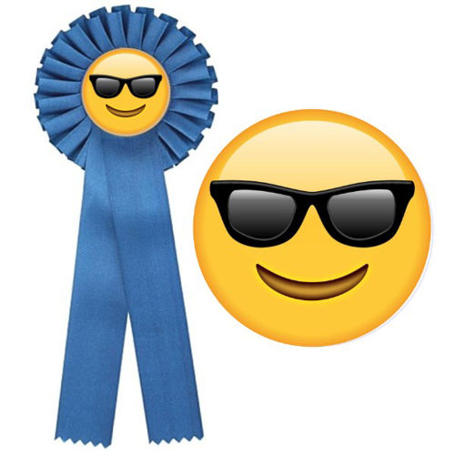 Immagine di COCCARDA SMILE - Art. RO 7259_B