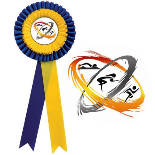 Immagine di COCCARDA PREMIAZIONE TRIATHLON - Art. 7417-BY
