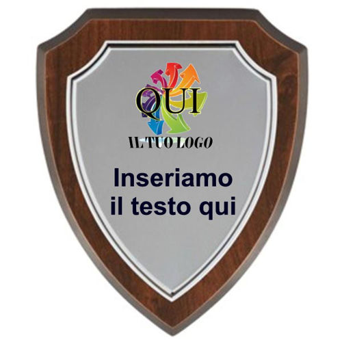 Immagine di CREST IN LEGNO CON SCUDO - Art. H74