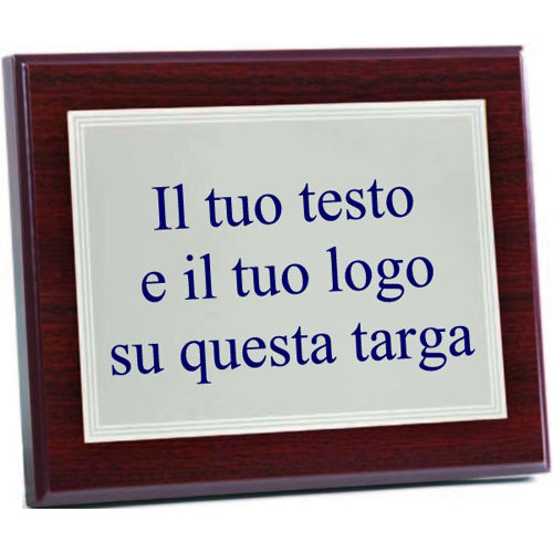 Immagine di CREST CON TARGA - Art. PTM