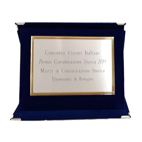 Immagine di TARGA IN OTTONE - Art. TO250/P