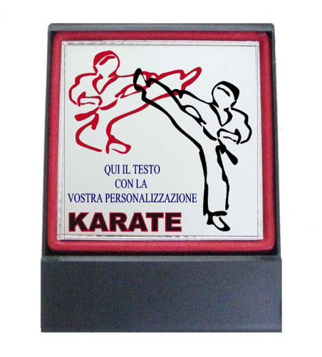 Immagine di TARGHETTA SPORT KARATE - Art. PL75K