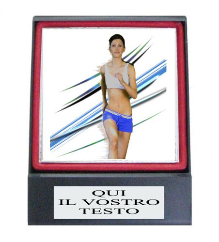 Immagine di TARGHETTA PREMIO CORSA FEMMINILE Art. PL75K