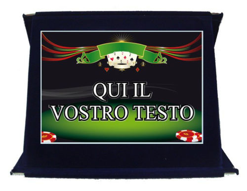 Immagine di TARGA PREMIO GIOCO CARTE cm. 20 x 15