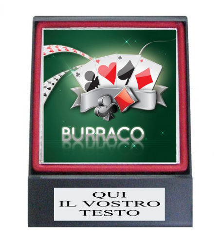 Immagine di TARGHETTA BURRACO - Art. PL75K