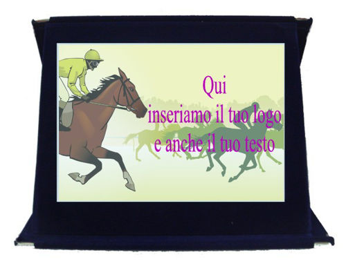 Immagine di TARGA IPPICA cm. 20 x 15