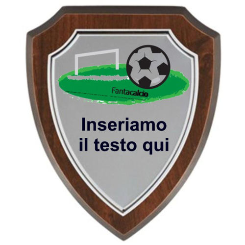 Immagine di CREST FANTACALCIO CON TARGA - Art. H74