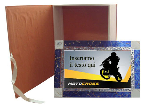 Immagine di ELEGANTE VETRO DI MURANO CON TARGA - Art. 3742/B