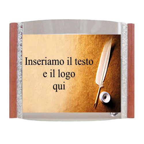 Immagine di VETRO CON TARGA - Art. OC4060