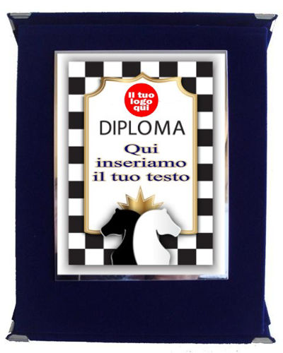 Immagine di TARGA PREMIAZIONE SCACCHI cm. 10 x 15