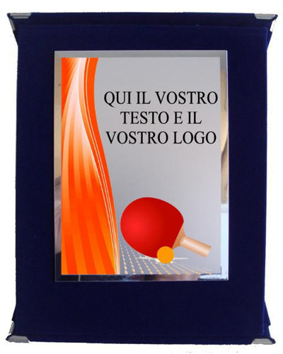 Immagine di TARGA PREMIAZIONE TENNISTAVOLO - Art. AS1000V