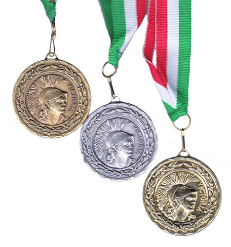 Immagine di TRIS DI MEDAGLIE VITTORIA