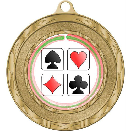 Immagine di MEDAGLIONE GIOCO CARTE Ø mm. 80