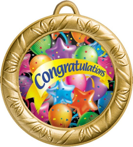 Immagine di MEDAGLIA CONGRATULAZIONI Ø mm. 32