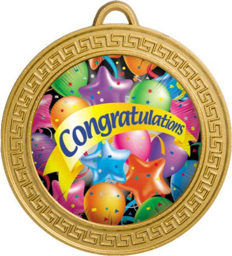 Immagine di MEDAGLIA CONGRATULAZIONI Ø mm.70