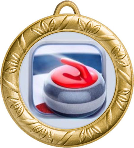 Immagine di MEDAGLIA CURLING diametro mm. 32