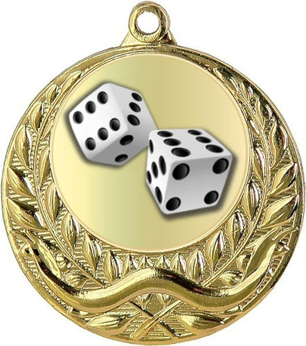Immagine di MEDAGLIA DADI diametro mm. 40