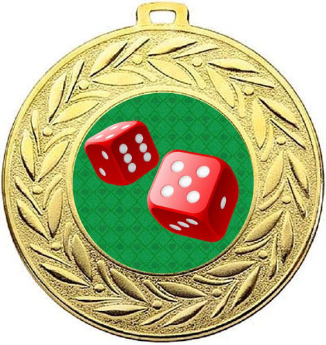 Immagine di MEDAGLIA DADI diametro mm. 50