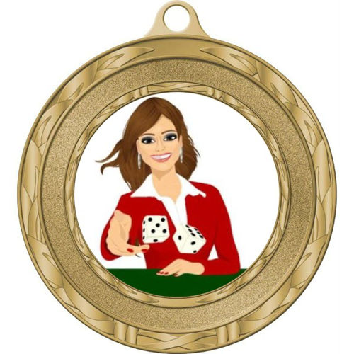 Immagine di MEDAGLIONE CROUPIER diametro mm. 80