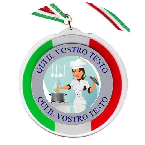 Immagine di MEDAGLIONE IN PLEX GASTRONOMIA mm. 120