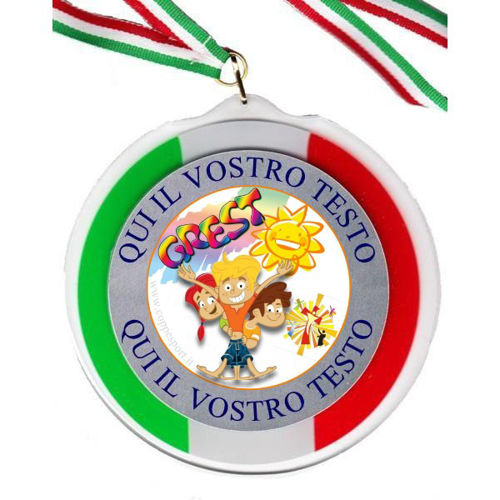 Immagine di MEDAGLIONE IN PLEX GREST Ø mm. 120