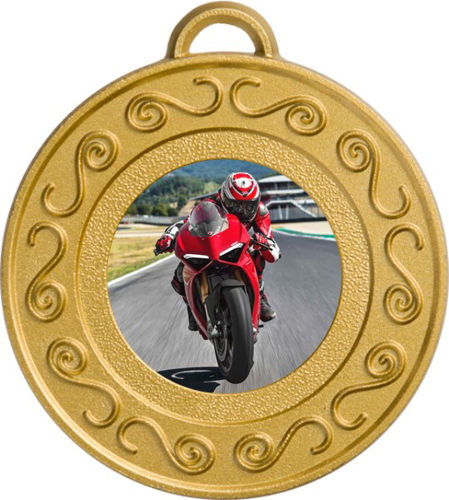 Immagine di MEDAGLIA MOTOCICLISMO Ø mm. 50