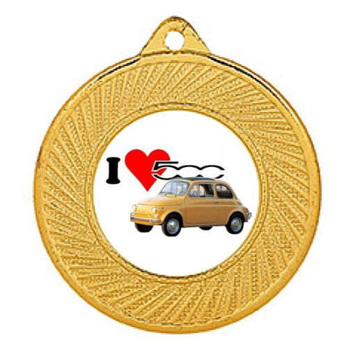 Immagine di MEDAGLIA RADUNO FIAT 500 - Ø mm. 50