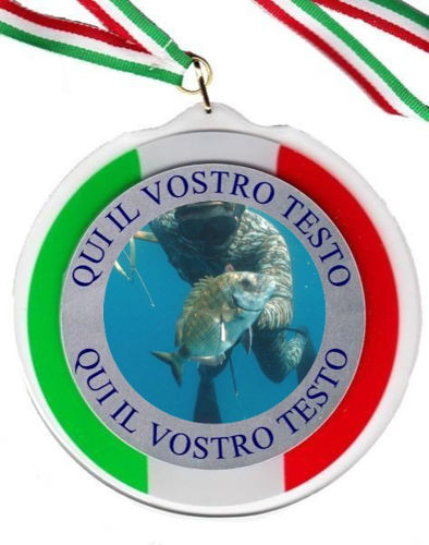 Immagine di MEDAGLIONE IN PLEX PESCA SUB Ø cm. 120