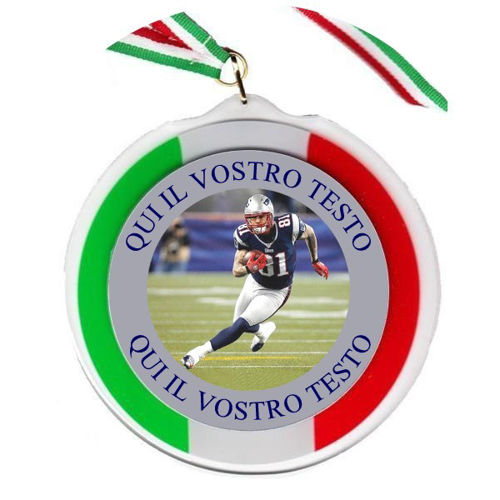 Immagine di MEDAGLIONE IN PLEX RUGBY Ø mm. 120