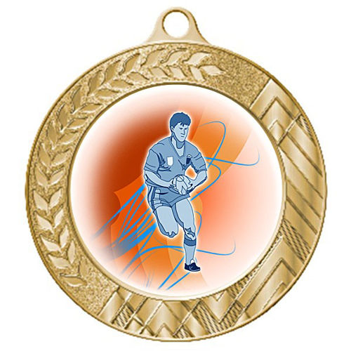 Immagine di MEDAGLIONE RUGBY - diametro mm. 70