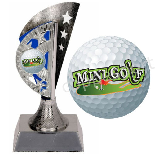 Immagine di TROFEO MINIGOLF Art. 382B - h. cm. 15