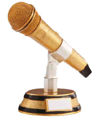 Immagine di TROFEO PREMIO MICROFONO - Art. TRF1380A