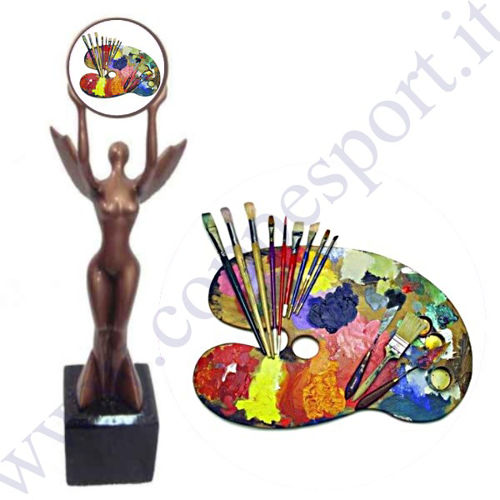 Immagine di TROFEO PREMIO PITTURA - Art. RFPL1008