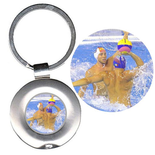 Immagine di PORTACHIAVI IN METALLO Art. CS35 - PALLANUOTO