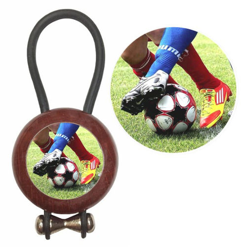 Immagine di PORTACHIAVE IN LEGNO CALCIO - Art. PO_014