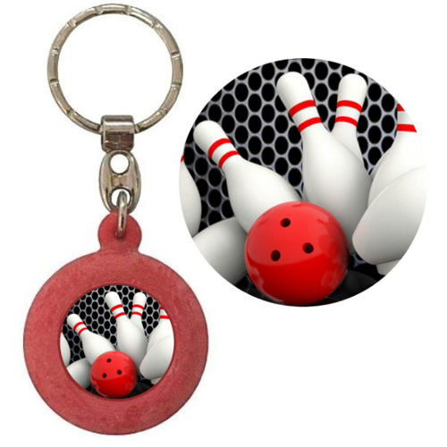 Immagine di PORTACHIAVI PROFUMATO ROSSO - BOWLING