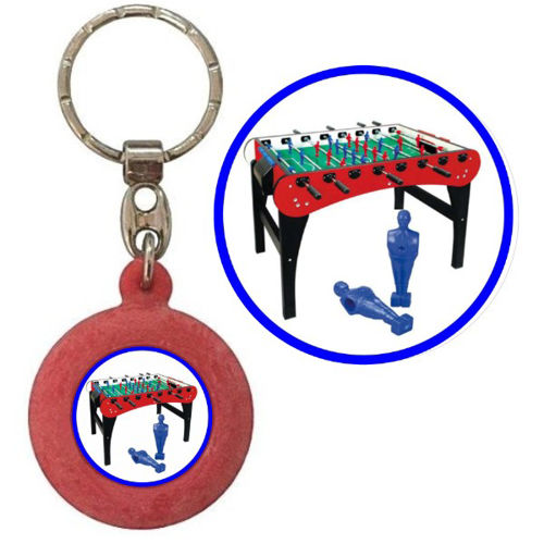 Immagine di PORTACHIAVI PROFUMATO ROSSO - CALCIO BALILLA