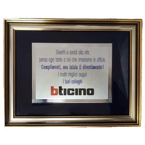 Immagine di QUADRO CON TARGA ART. 273/D