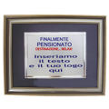 Immagine di CORNICE CON TARGA - ART. 273/D