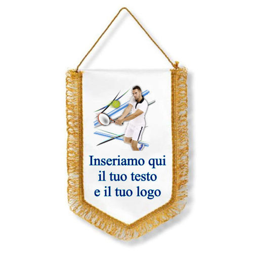 Immagine di GAGLIARDETTO GADGET TENNIS - Art. GA10