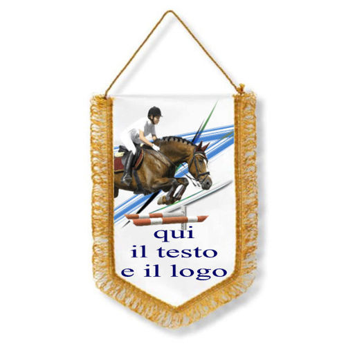 Immagine di GAGLIARDETTO GADGET EQUITAZIONE - Art. GA10