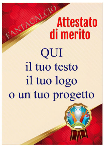Immagine di ATTESTATO FANTACALCIO